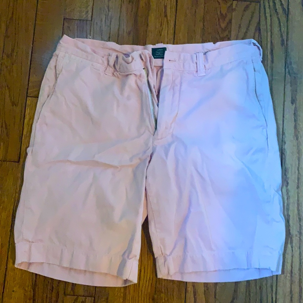 Light Pink J Crew Chino Shorts